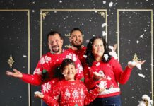 Fito Gardea y Verónica Villanueva comparten mensaje navideño enfocado en la familia y la unidad en Saucillo