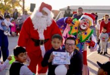 Conquista corazones “Navidad en tu Colonia” de Mario Alberto Mata, en Ejido El 10
