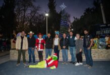 Encabeza Miriam Soto encendido del árbol y posada en Nuevo San Lucas