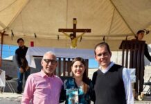 Colocaron primera piedra del Templo de la Sagrada Familia en Meoqui