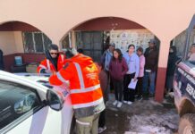 Lleva Protección Civil apoyos a familias de El Vergel afectadas por bajas temperaturas