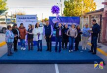 Entregan Miriam Soto y JMAS Meoqui pavimentaciones por más de 6 MDP en Jardines del Santuario