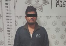 Asegura Seguridad Pública Delicias a sujeto con arma blanca y de balines tras riña en Los Nogales