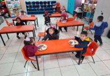 Entrega DIF Estatal módulo de cocina escolar en Meoqui en beneficio de 78 niños y niñas