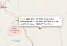 Sismo de leve magnitud sacude Camargo