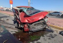 Pierde los frenos y provoca encontronazo