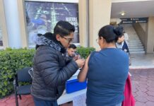 Invitan a vacunarse contra influenza, COVID y neumococo en la explanada de Presidencia Delicias