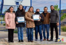 Miriam Soto y Jurisdicción Sanitaria No.1 levantan bandera blanca de Salud en Las Puentes con 2 certificaciones