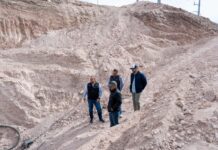 Juan Carlos Velasco celebra la interconexión de la primera y la segunda etapa del Colector del Fonapo