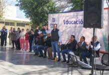 Destaca Valenciano trabajo conjunto de Estacionómetros, escuela y padres en apoyo a la Banda de Guerra y Escolta de la Secundaria 96