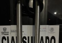 Clausuró Gobernación Estatal 2 establecimientos en Meoqui