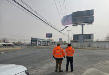 Registra Protección Civil Estatal daños en cinco municipios por temporal de viento