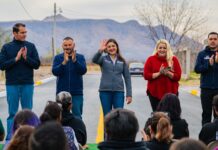 Entrega Miriam Soto obra de pavimentación de Calle 5ª Sur en Nuevo San Lucas