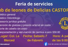Invitan a la ciudadanía a acudir a la Feria de Servicios del Club de Leones Castores