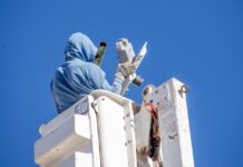 Avanza instalación de luminarias LED en Cumbres del Deporte, Pedregal y Monte Albán