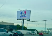 Instalan espectaculares de Daniela Álvarez en Delicias