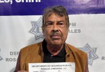 Detienen a exalcalde de Rosales por portación ilegal de arma de fuego en evento