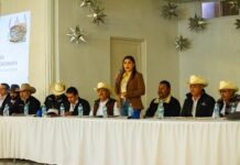 Miriam Soto presente en la Asamblea del Módulo 7, en Cárdenas