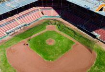 Inician trabajos de reposición total de malla en el Gran Estadio Delicias