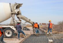 Concluyen colado de losa en puente de la prolongación Fernando Baeza