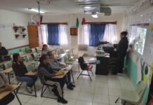 Lleva Prevención del Delito plática informativa a la primaria José Reyes Baeza en Delicias