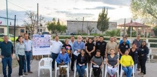 Gobierno de Meoqui y JMAS anuncian pavimentación de la calle Pino Suárez