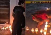 Con flores y veladoras, despiden a maestras asesinadas en Michoacán