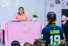 Inspira Miriam Soto a estudiantes de la Primaria Algodoneros 2080 el marco del Día Internacional de la Mujer