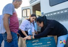 Entrega Miriam Soto 600 pollitas ponedoras a 60 familias de Meoqui