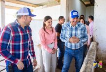 Recorren Miriam Soto y Hugo Gutiérrez Secundaria Tec. 21 en Cárdenas, invertirán en proyecto integral