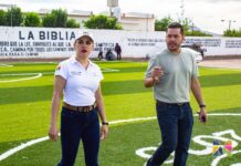 Supervisa Miriam Soto avances de canchas del “Mundial Social” en Meoqui
