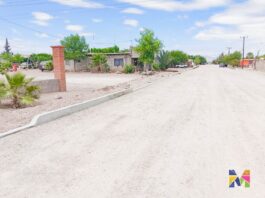 Avanzan trabajos de pavimentación en Calle Fresno de Estación Consuelo