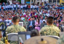 Encabezó Valenciano velada musical con Banda de la XI Región Militar