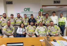 Capacita Protección Civil Delicias a personal de CFE en manejo de extintores