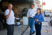 Encabeza Miriam Soto recorrido por Villas de San Pedro con el Programa 24 Horas