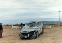 Familia se accidenta en carretera Camargo-Jiménez y resulta lesionada