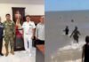 Reconocen a marino que rescató a dos niñas en Baja California