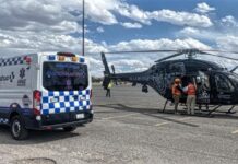 Trasladan en helicóptero a bebé con problemas del corazón