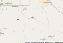 Tembló a 130 km de Nuevo Casas Grandes; SSN registra sismo de 4.1 grados