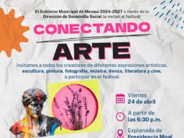Invitan en Meoqui a participar en la 2ª edición del programa “Conectando Arte”