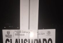 Gobernación Estatal clausura dos establecimientos en Delicias por operar fuera de horario