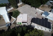 Entrega JCAS y JMAS Meoqui paneles solares y maquinaria en Estación Consuelo