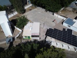 Entrega JCAS y JMAS Meoqui paneles solares y maquinaria en Estación Consuelo