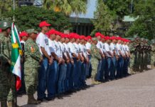 Encabeza Jesús Valenciano toma de protesta del Servicio Militar Nacional