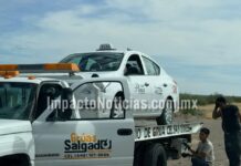 Policía de Camargo recupera taxi robado con violencia tras asalto a chofer y pasajero