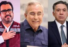 Coalición de colectivos presenta denuncia ante FGR contra Rubén Rocha Moya y 55 políticos de Morena