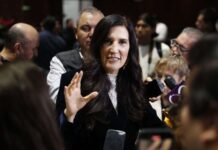 Kenia López Rabadán respalda a Maru Campos y acusa a Morena de “narco-encubridores”