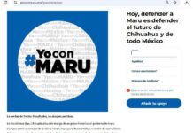Lanzan sitio web “Yo con Maru” en apoyo a la gobernadora tras operativo en la Sierra Tarahumara