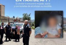 Abandonan a bebé de 6 meses en taxi de app; sujeto huye en moto