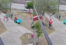Detienen a hombre por agredir con piedra a adulta mayor y niña en parque de Saltillo